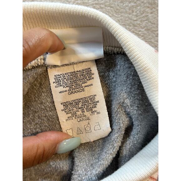 Vintage Bobbie Brooks Women’s Large Gray Pullover Collared Sweatshirt Grandma - Picture 8 of 8